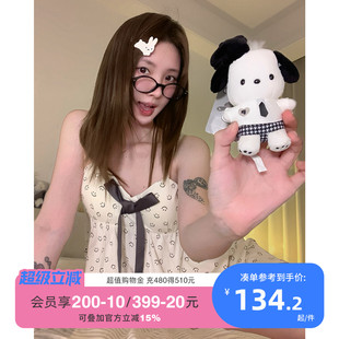 甜美居家 甜美吊带短裤 yso 睡衣女印花吊带夏季 时尚 家居服套装
