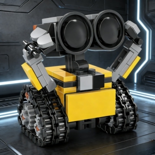 瓦力积木机器人星球大战儿童拼装模型益智玩具6岁7男孩8女孩礼物