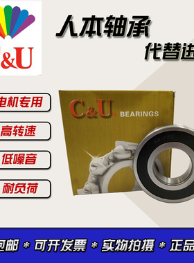 人本电机高速轴承6215 6216 6217 6218 6219 6220 6222 6224-RZ