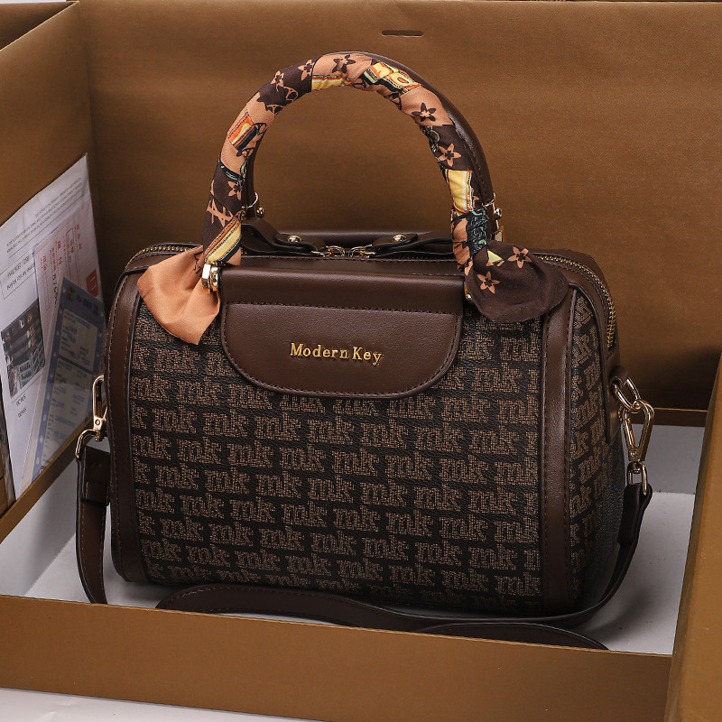 CITEX LV官方旗舰店正品真皮包包2025新款夏季女包波士顿枕头包女