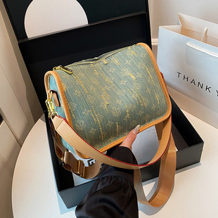 CITEX LV官方旗舰店今年流行牛仔布豌豆包包2025新款潮网红爆款时