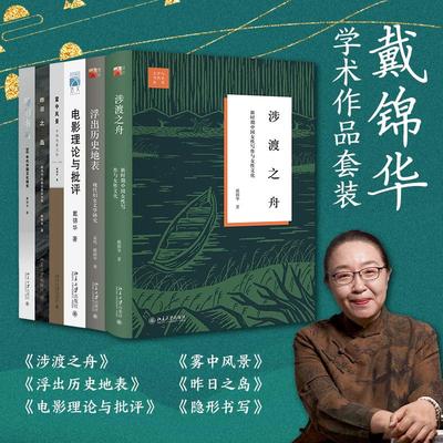 戴锦华学术作品套装 共6册 涉渡之舟+浮出历史地表+昨日之岛+隐形书写+雾中风景+电影理论与批评 关于女性话语 北京大学旗舰店正版