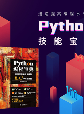 Python编程宝典：迅速提高编程水平的100个关键技能 北京大学旗舰店正版