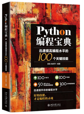 Python编程宝典：迅速提高编程水平的100个关键技能 北京大学旗舰店正版
