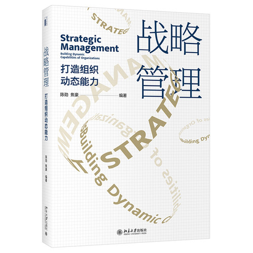 战略管理：打造组织动态能力 北京大学旗舰店正版