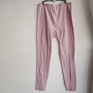 TRY特来品牌女士纯色纯棉罗纹薄款花边9分线裤后片加裆春秋打底