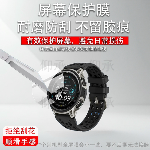 适用华米cheetah2pro手表钢化膜Cheetah2保护膜1.32英寸新品2Pro腕表贴膜Cheetah 2 Pro屏幕玻璃Amazfit防刮