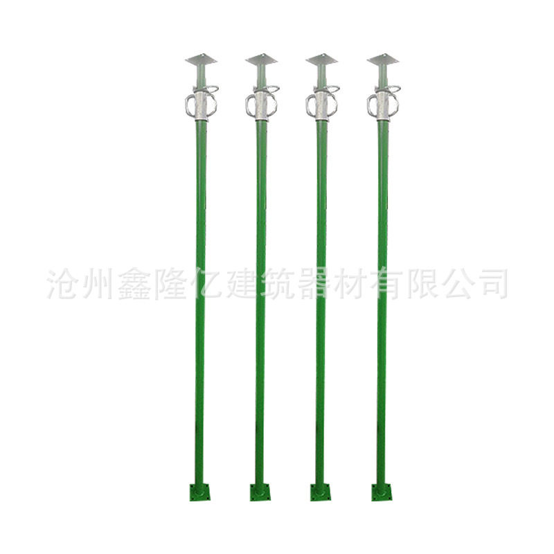 建筑钢支撑三脚架脚手架可调节独立钢支撑杆钢支柱铝膜喷塑钢支撑