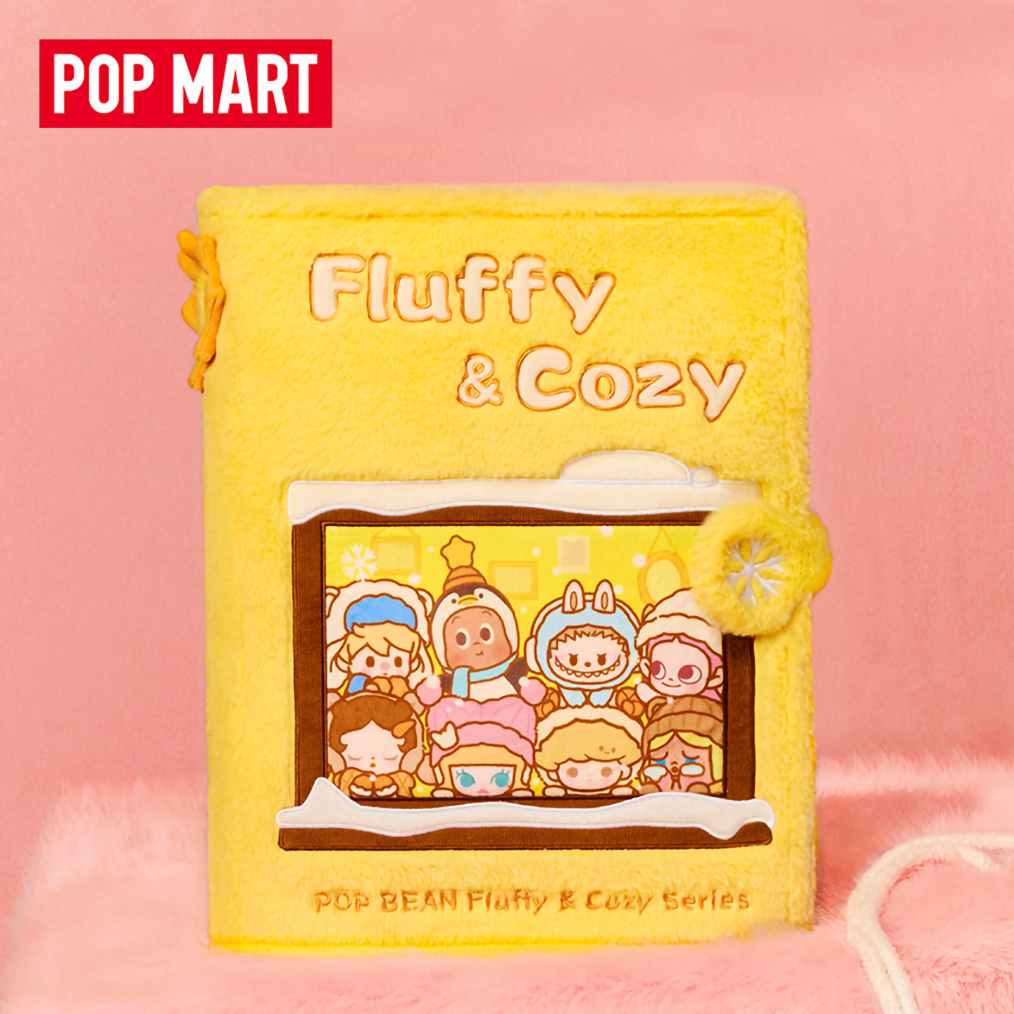 POPMART泡泡玛特泡泡萌粒毛绒绒暖呼呼系列抱枕潮玩拉布布周边