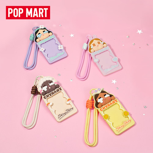 POPMART泡泡玛特哭娃CRYBABY SHINY SHINY系列卡套盲盒潮流周边