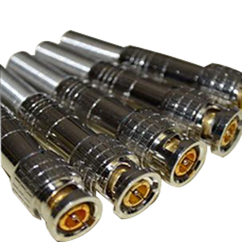 全铜心免焊视频头 焊接BNC接头 监控接头 Q9视频头 监控设备配件