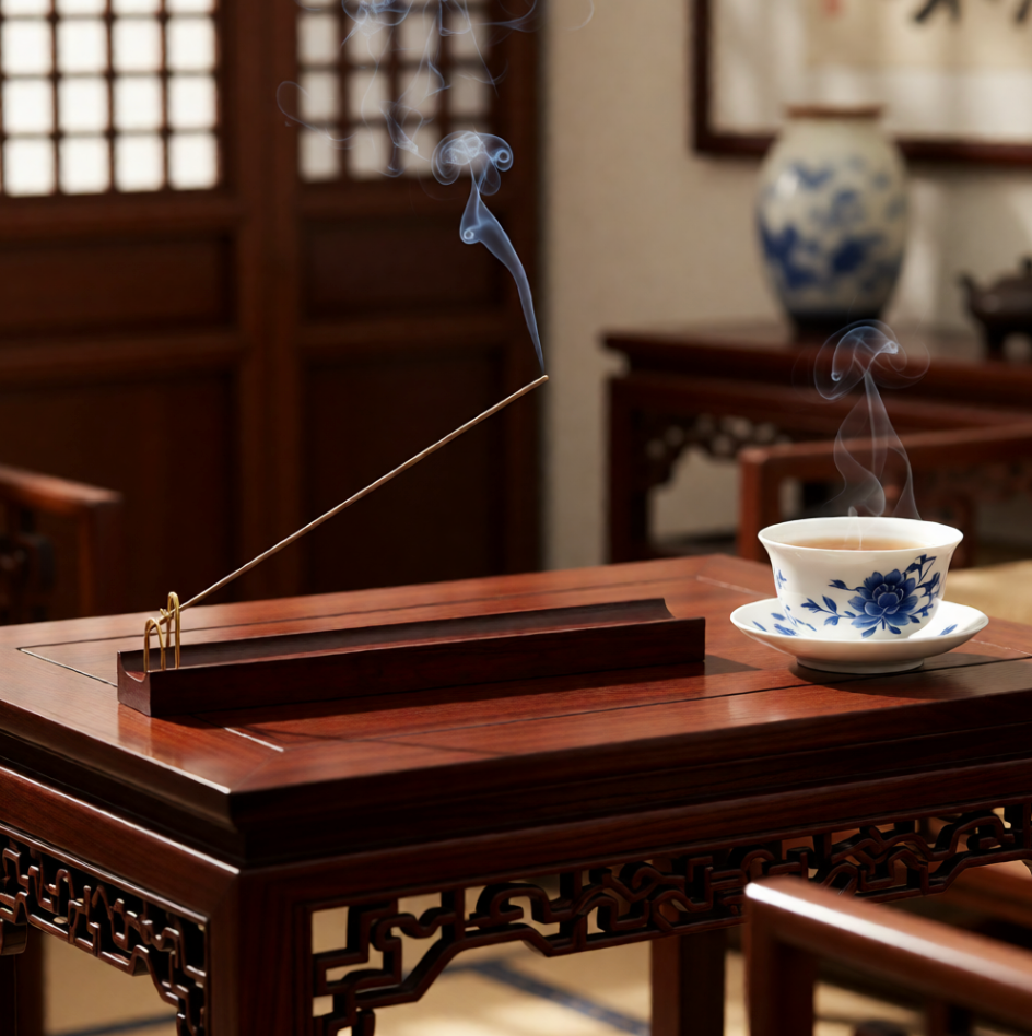 「易倒灰易清理」禅意线香香插杠杆香座创意实木香插摆件室内茶桌,家居饰品,香托/香盘/香座/香插,淘宝优惠券,粉丝福利购,淘宝优惠卷