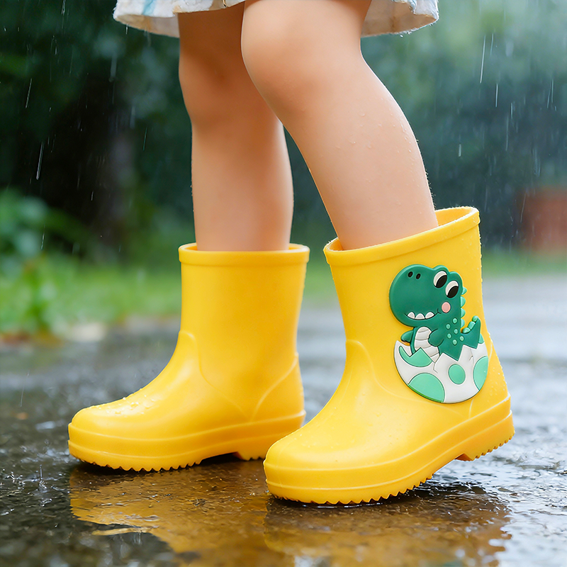 儿童雨鞋男女款2026新款上学幼儿园专用中童雨靴轻便户外短筒水鞋