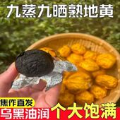 九蒸九晒熟地黄九制怀地黄野生老熟地干中药材金钵包装 地黄500克