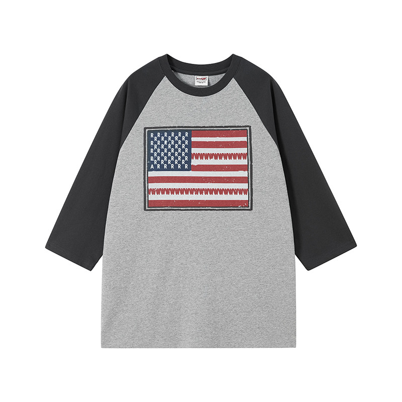ARROW UP25SS新款国旗七分袖T恤 SEVEN INCH SLEEVE T-SHIRT - 实物图