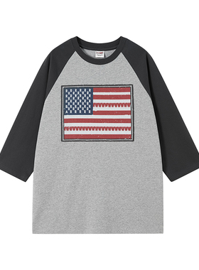 ARROW UP25SS新款国旗七分袖T恤 SEVEN INCH SLEEVE T-SHIRT