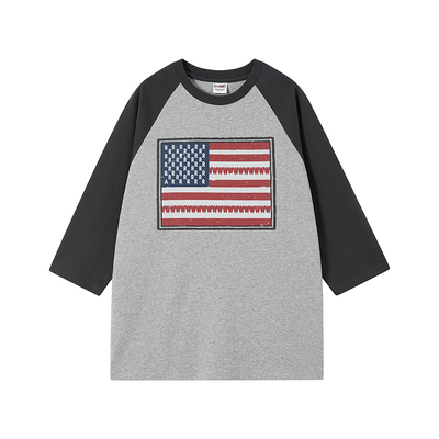 ARROW UP25SS新款国旗七分袖T恤 SEVEN INCH SLEEVE T-SHIRT