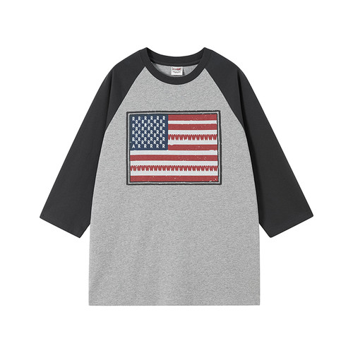 ARROW UP25SS新款国旗七分袖T恤 SEVEN INCH SLEEVE T-SHIRT