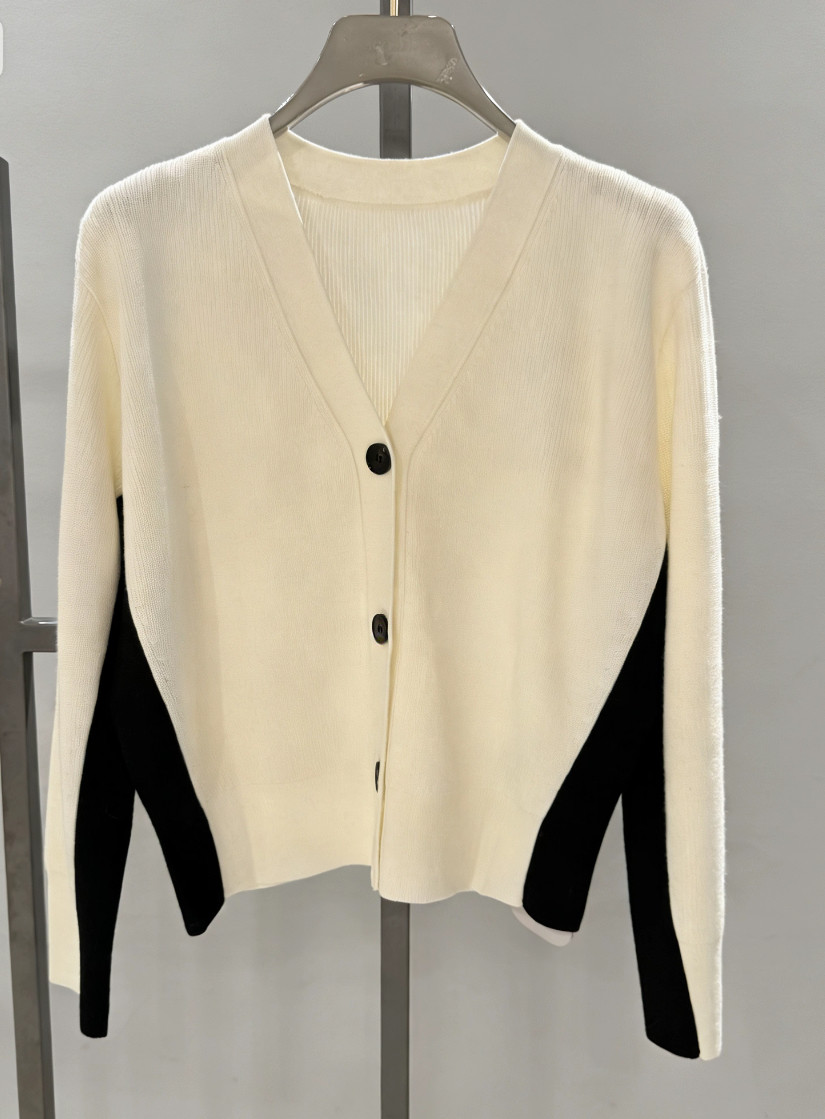 S系列｜专柜正品·25 春 撞色长袖针织开衫 S25137209,女装/女士精品,毛针织衫,淘宝优惠券,粉丝福利购,淘宝优惠卷