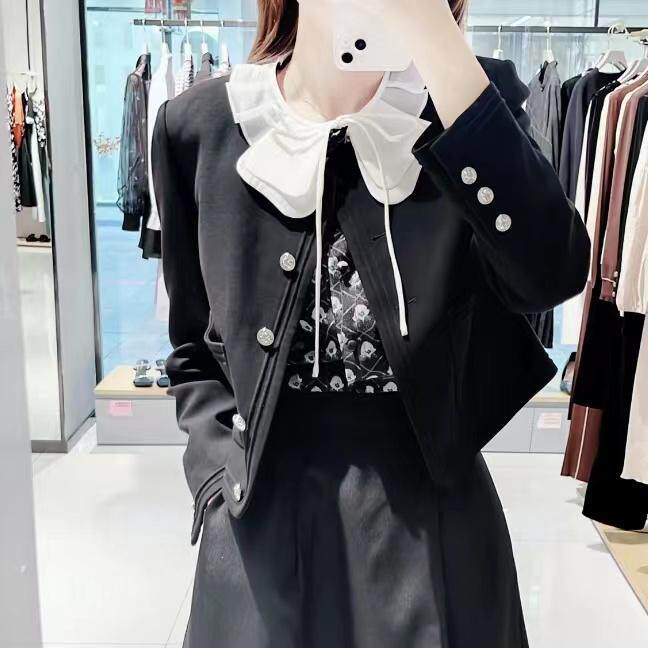 【S系列】专柜正品 23秋新款小香风外套女开衫短款妮子S23310314W