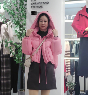 S系列｜专柜正品·24冬 短款连帽羽绒服外套上衣女S24413215