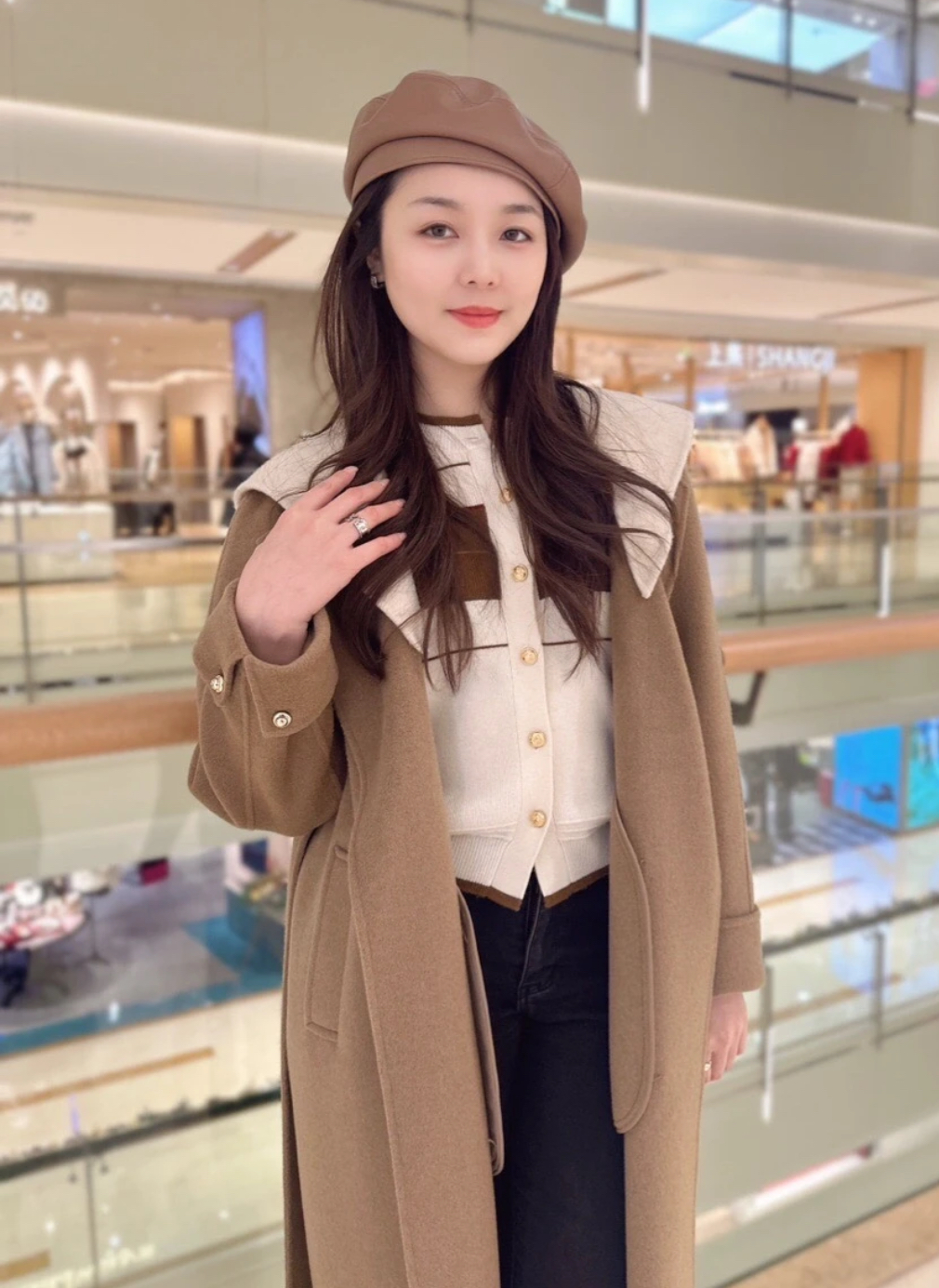 S系列｜专柜正品·24冬绵羊毛+山羊绒毛呢大衣外套上衣 S24413307