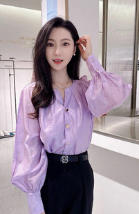 法式 24秋款 温柔系长袖 衬衫 S24311224C S系列｜ 上衣女 专柜款