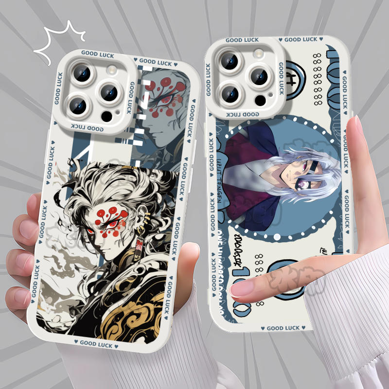 鬼灭之刃无限城音柱宇髄天元手机壳适用苹果16OPPO1加ACE5荣耀X50红米NOTE15卡通15IQOONEO1017PRO12VIVOX200