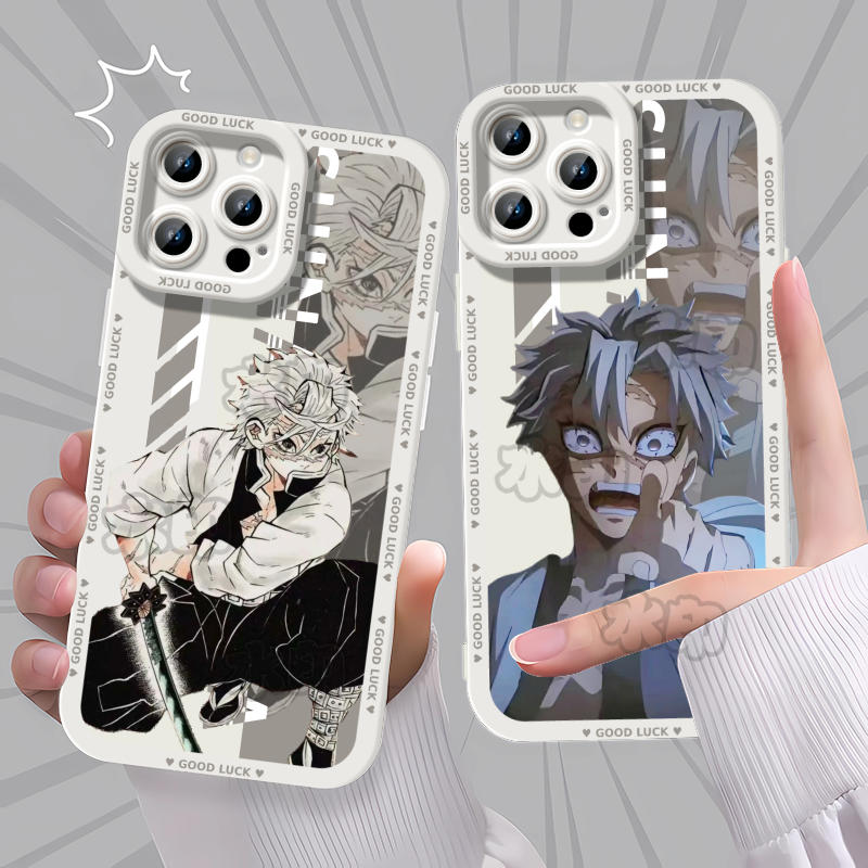 鬼灭之刃不死川实弥手机壳适用苹果171加ACE5华为MATE5015IQOONEO10PROPLUS荣耀红米K80至尊OPPOA5820017PRO