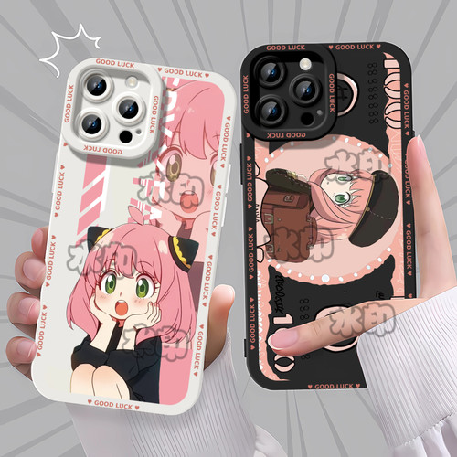 间谍过家家阿尼亚动漫手机壳适用苹果16新款Y200IVIVOY53S15IQOOZ9TURBO红米NOTE14K7017AIR111加ACE5华为NOV