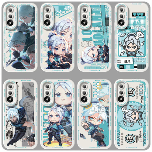 无畏契约捷风动漫手机壳适用苹果16OPPOA72卡通K13IQOONEO10红米NOTE15PRO荣耀300XRK80200S30小米15