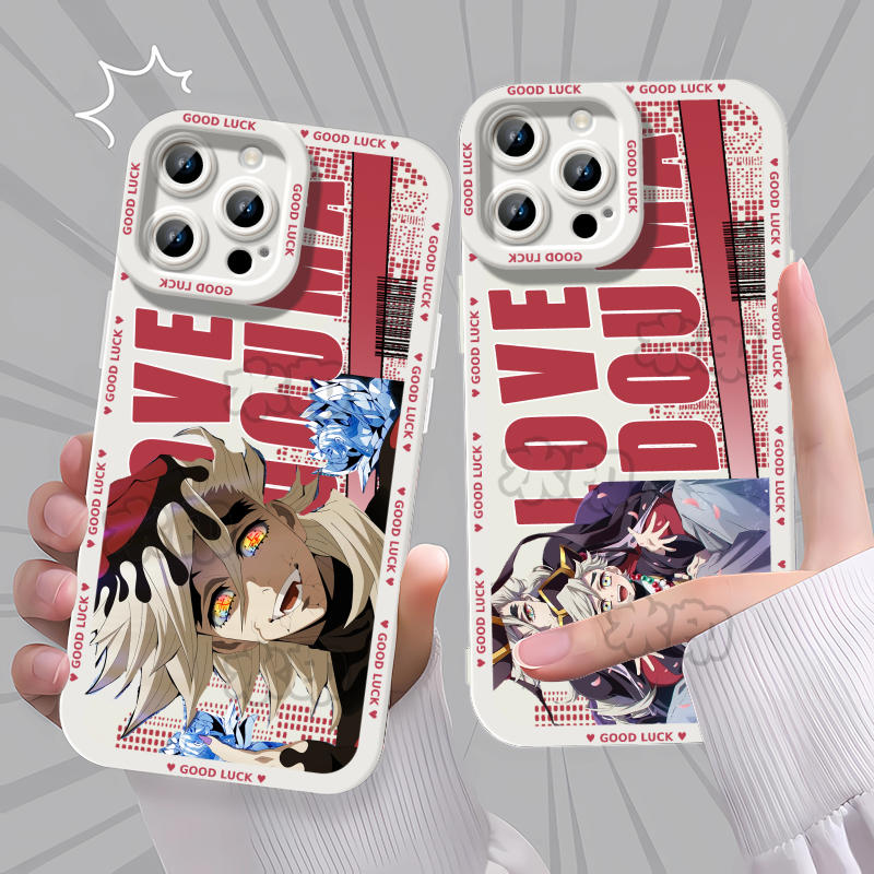 鬼灭之刃无限城上弦童磨动漫手机壳适用苹果16小米15防摔红米K80至尊VIY3516VIVOX90华为NOVA1417PROIQOOZ9TU