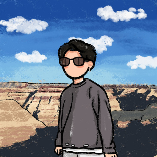 newmasus手绘男生头像定制情侣背影照片转代画动漫画形象设计人物