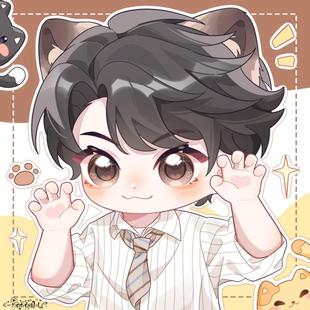 QQ人约稿包浆头像定制手绘小鼻嘎卡通形象明星动漫画像周边应援