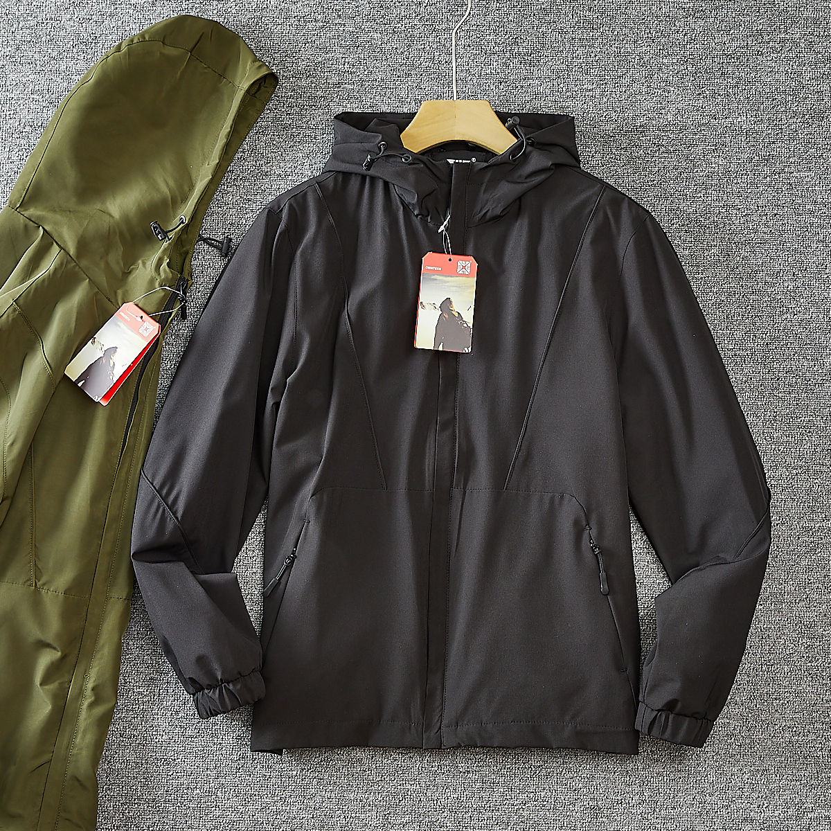 春秋男士立体裁剪冲锋衣外套