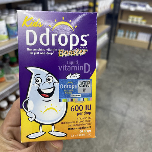 美国Ddrops儿童维生素D3