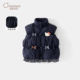 2025新款 洋气女宝宝夹棉外穿冬季 儿童装 女童马甲冬装 2078