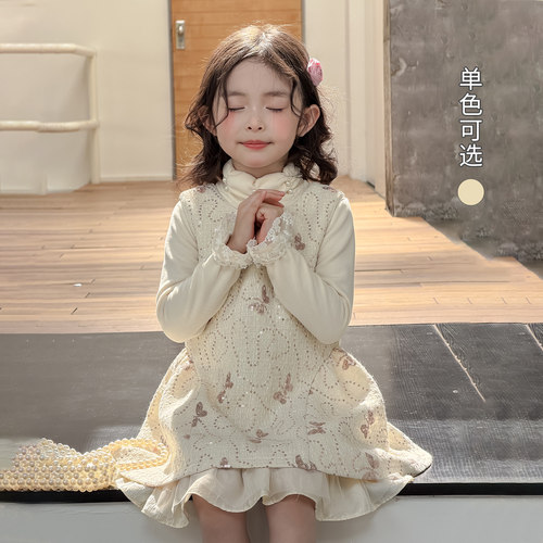 尤画2026秋季新款女童公主生日礼服两件套68749