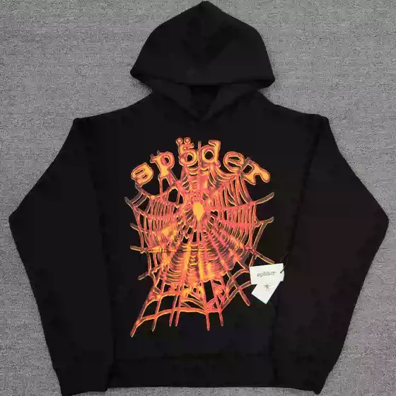 Sp5Der Hoodie Spider Cross-Border Spider Hoodie Sweatshirt Foreign Trade American Trendy Men's Clothing