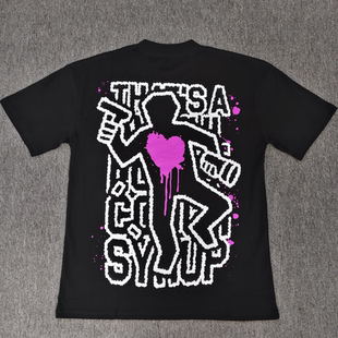 COUGH 潮牌外贸短袖 美式 SYRUP LOT AWFUL THAT