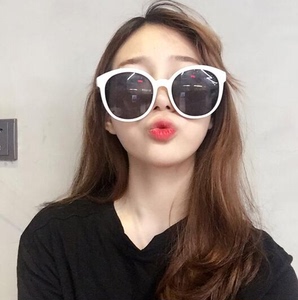 ulzzang原宿墨镜复古圆框镜