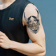 般若鬼面纹身贴防水持久果汁半永久刺青男女手臂花臂小腿贴纸