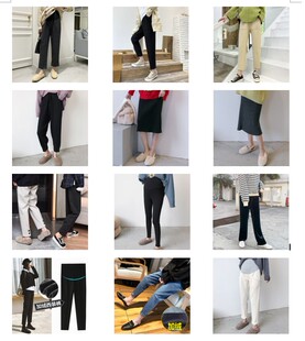 换季 托腹可调节显瘦裤 清仓款 外穿宽松韩版 孕妇秋冬款