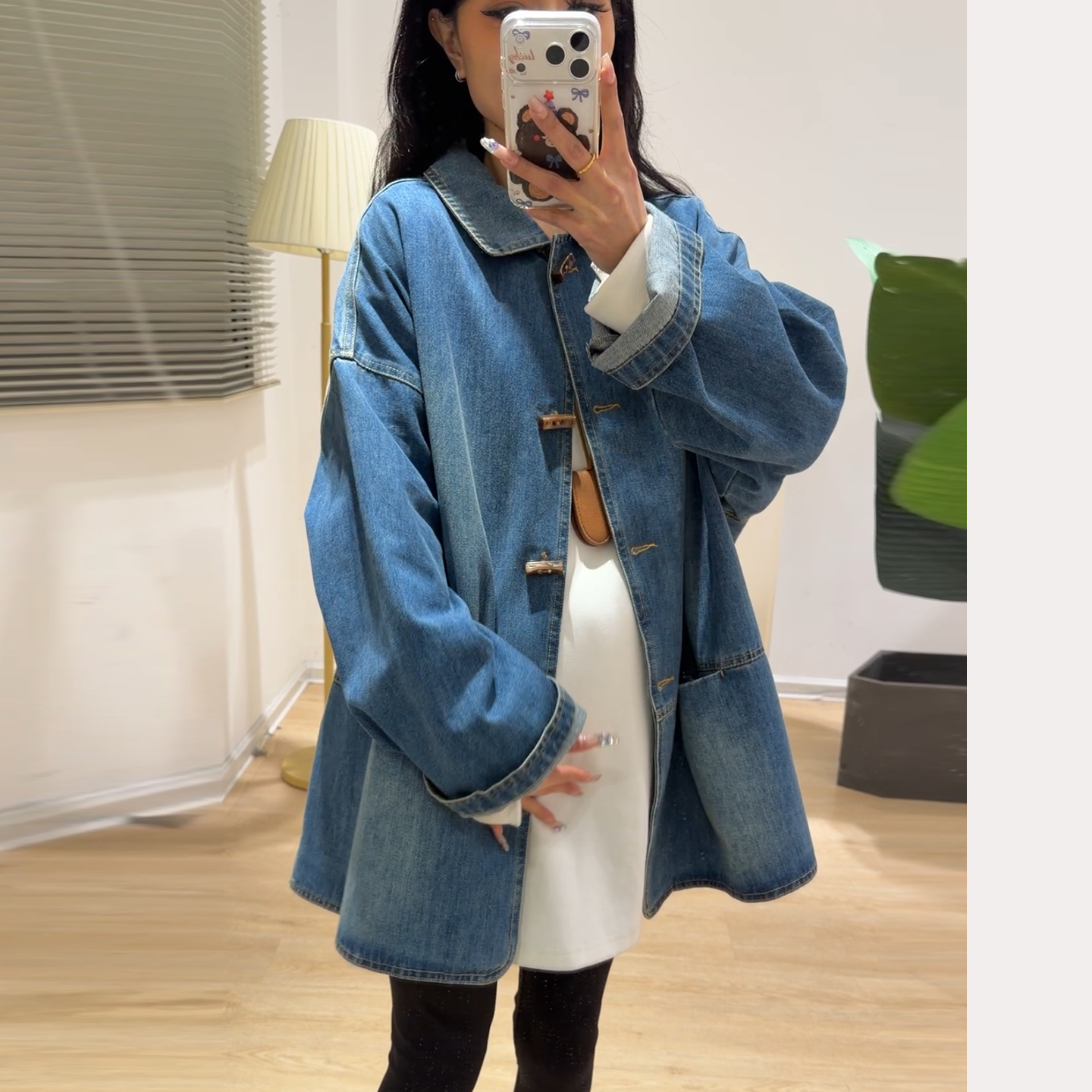 孕妇装长袖休闲风新中式春外套