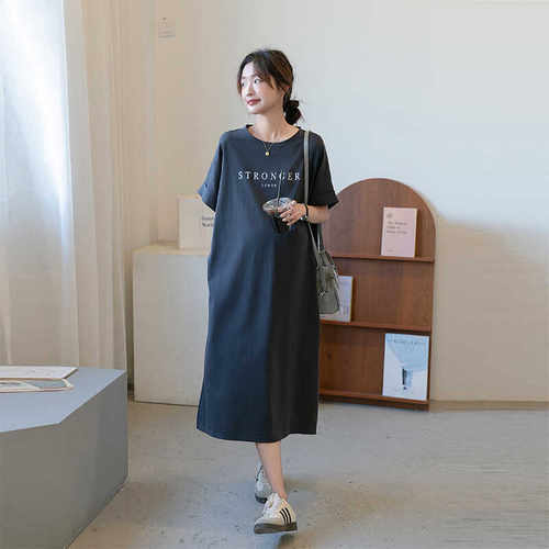 薄款纯棉短袖孕妇装休闲