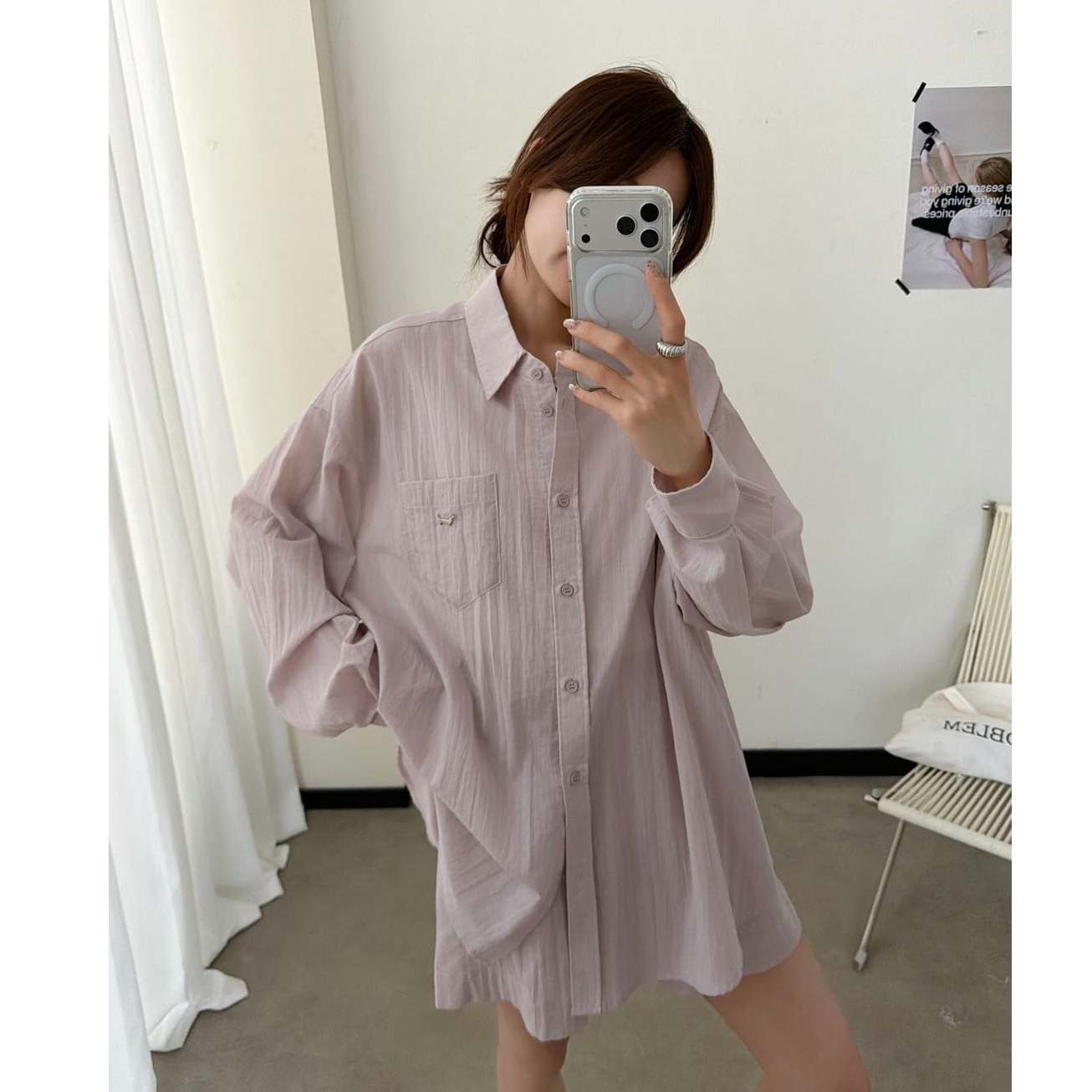 ◆夏日簿款彩色防晒衫◆孕妇衬衫夏季防晒衣宽松时尚衬衣上衣