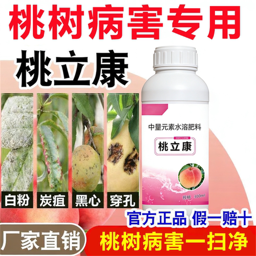 桃立康桃树病害专用叶面肥提质