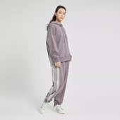 IC8128 复古侧开排扣运动休闲长裤 Adidas阿迪达斯 三叶草女款