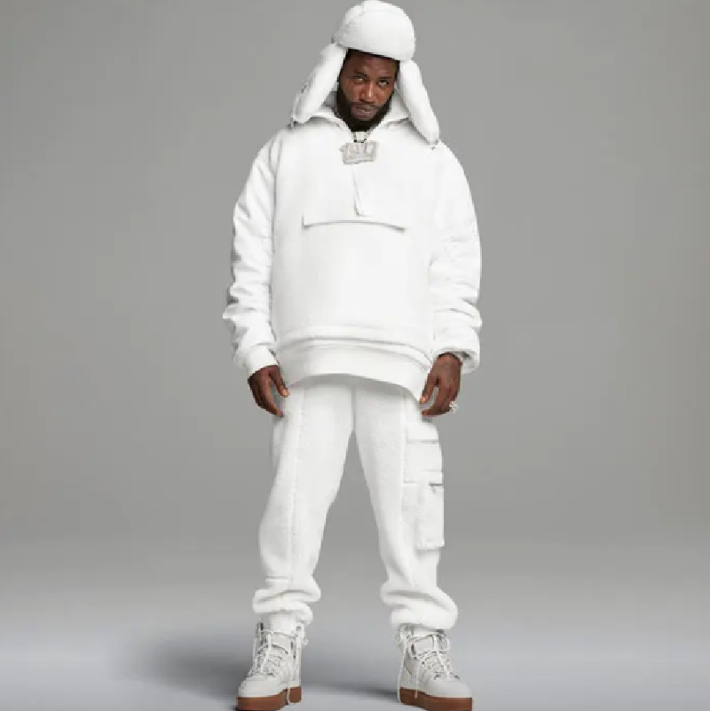 阿迪达斯男女连帽半拉链防风外套