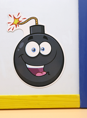 bomb game英语课堂单词教具陷阱道具早教儿童分组玩具炸弹磁性贴